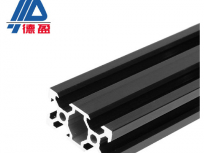 2040v-slot工業(yè)鋁型材 6063-T5 3D打印機架氧化黑色2040工業(yè)鋁材
