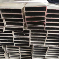 鋁合金鋁方管型材 鋁管 矩形管 扁管鋁方通20*25*30*40*50*60*80