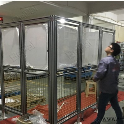 機器人自動鎖螺絲機工業鋁型材圍欄框架定制加工廠家圖紙設計服務