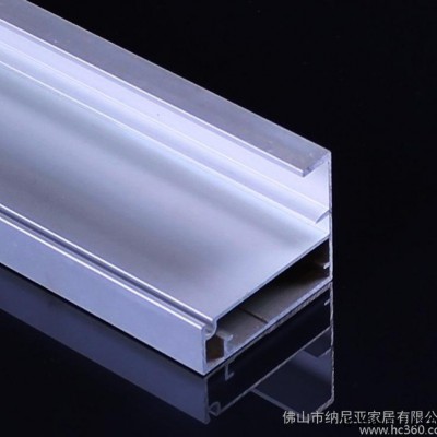 帶拉手玻璃門鋁框鋁材 衣柜門鋁框 櫥柜門玻璃門鋁框 生產(chǎn)