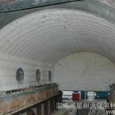 臺(tái)車(chē)電阻爐絕緣隔熱用含鋯型陶瓷纖維模塊毯折疊塊施工