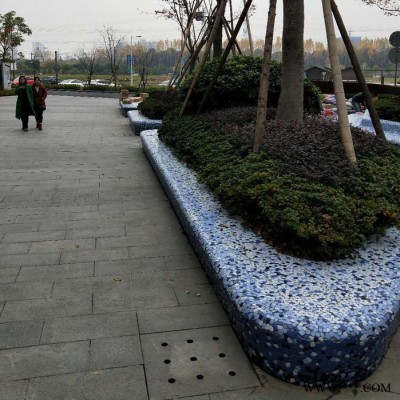 【申達】現代簡約不銹鋼花盆電鍍落地六邊形景觀花盆花池綠化不銹鋼栽植箱