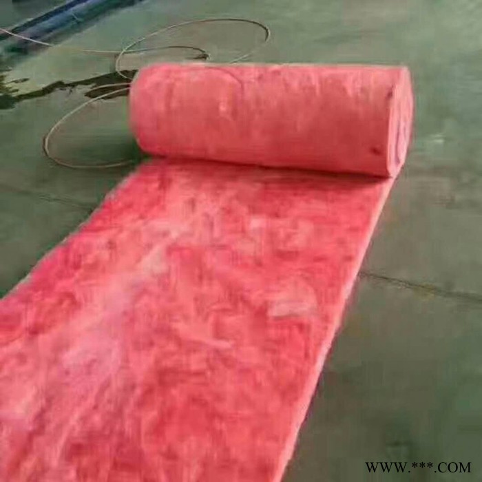 供應鋼結構隔熱鋁箔高密度玻璃棉卷氈