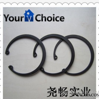 卡簧、擋圈,DIN472 孔用擋圈 磷化黑 210x5
