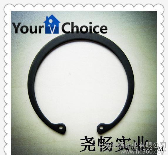 卡簧、擋圈,DIN472 孔用擋圈 磷化黑 108x4